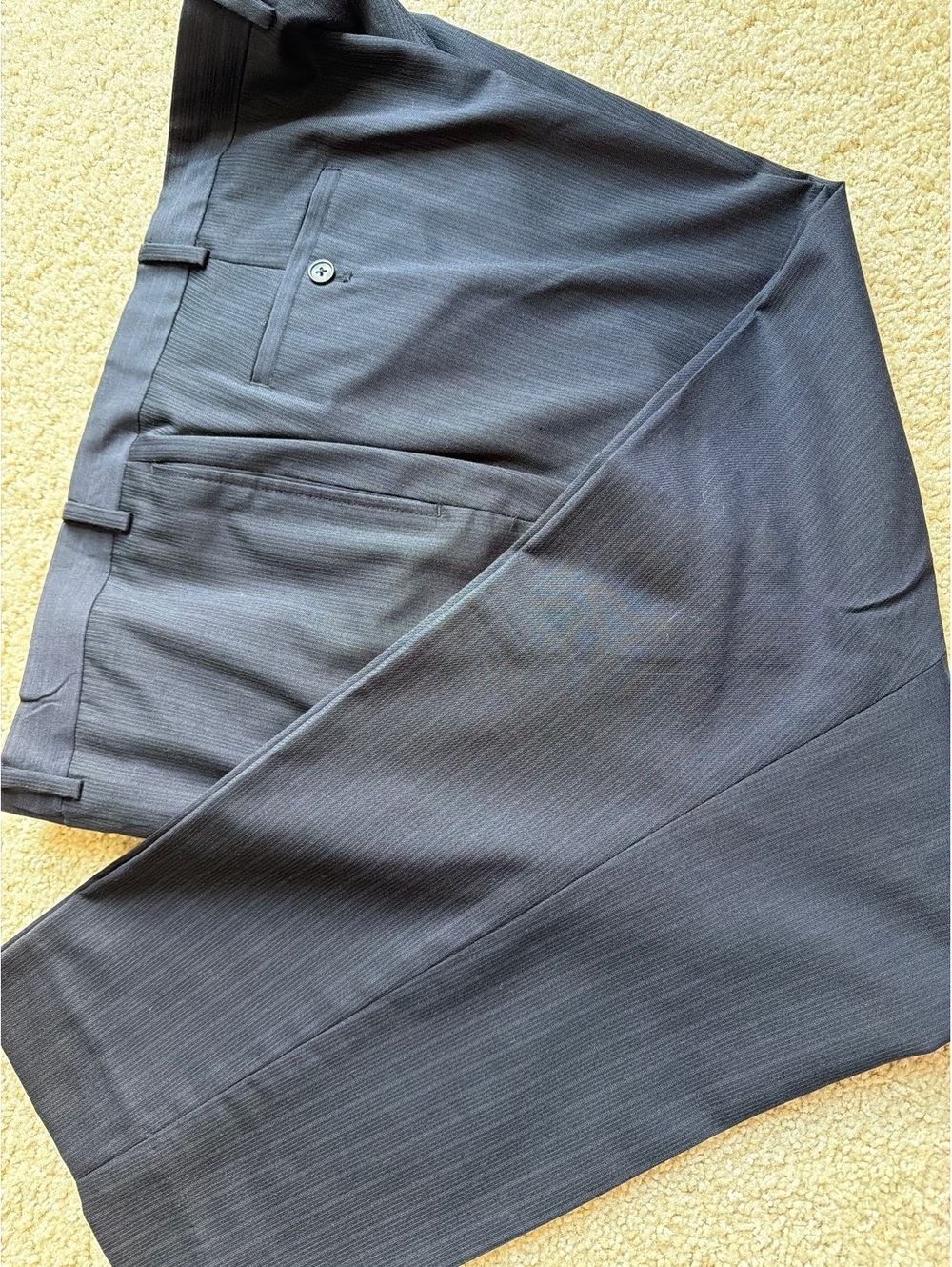 51x28 navy striped dress pants, Pronto Uomo